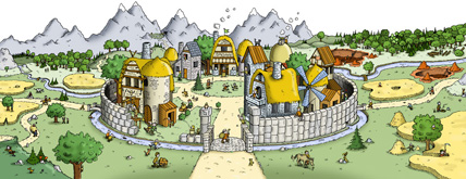 The village at dawn